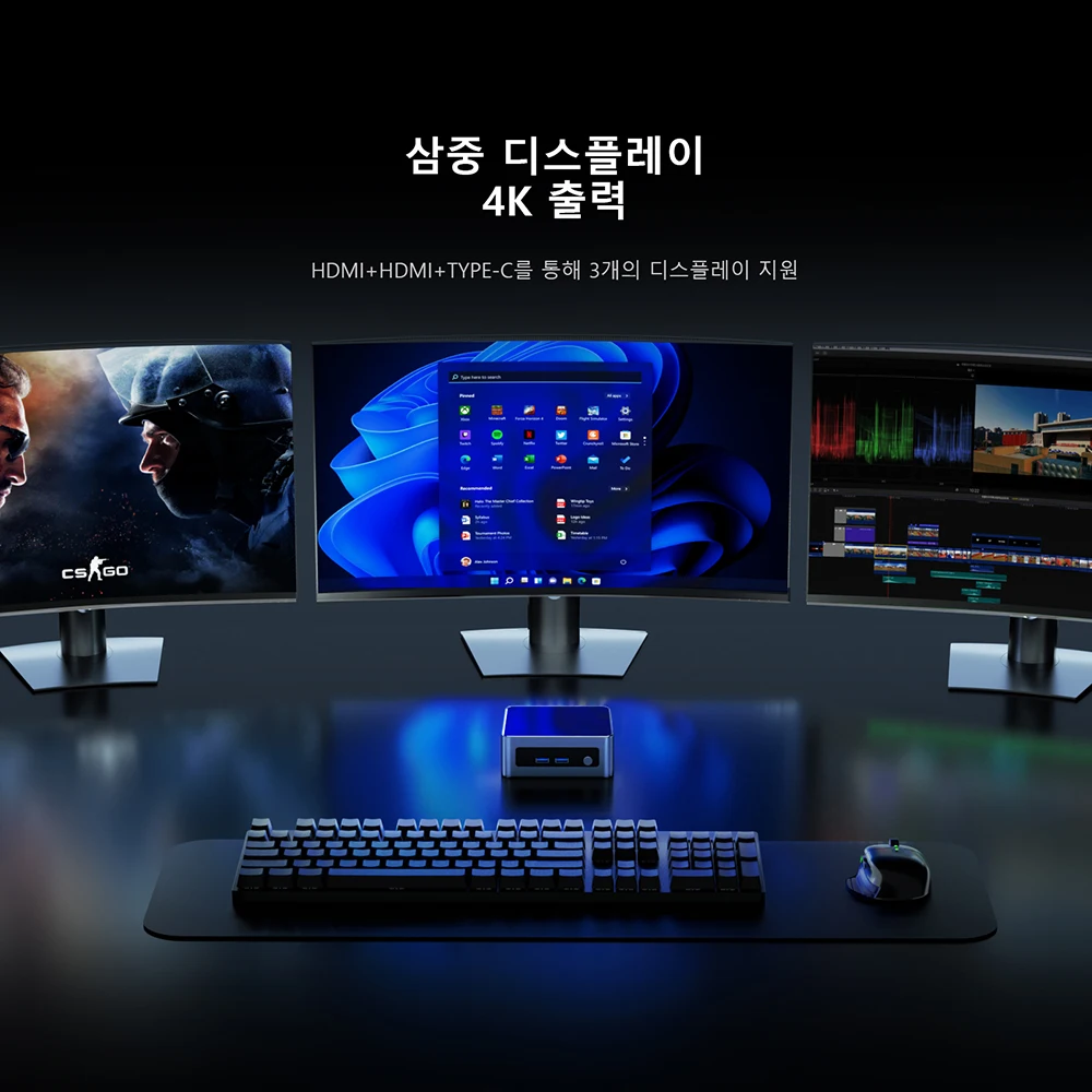AN2P Mini PC Ryzen 5 5625U Gaming Desktop Computer- Chatreey